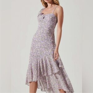 ASTR Camelia Floral Midi